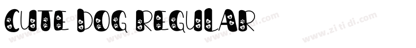 Cute Dog Regular字体转换